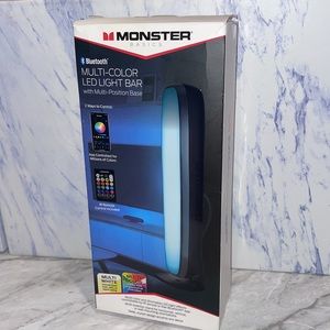 monster multi-color LED Light Bar with multi-Position Base